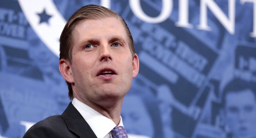 Eric Trump attacks Kellyanne Conway’s husband for disrespecting his wife  — and gets completely wrecked for it