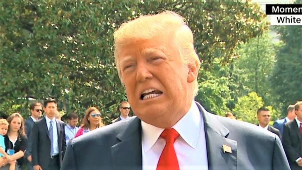 Trump delivers nonsensical answer when asked if he should be on Mt. Rushmore