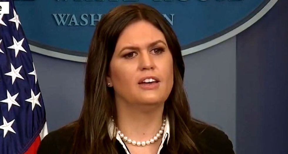 'America knew what they were getting': Sarah Huckabee Sanders blames you for Trump's despicable tweets