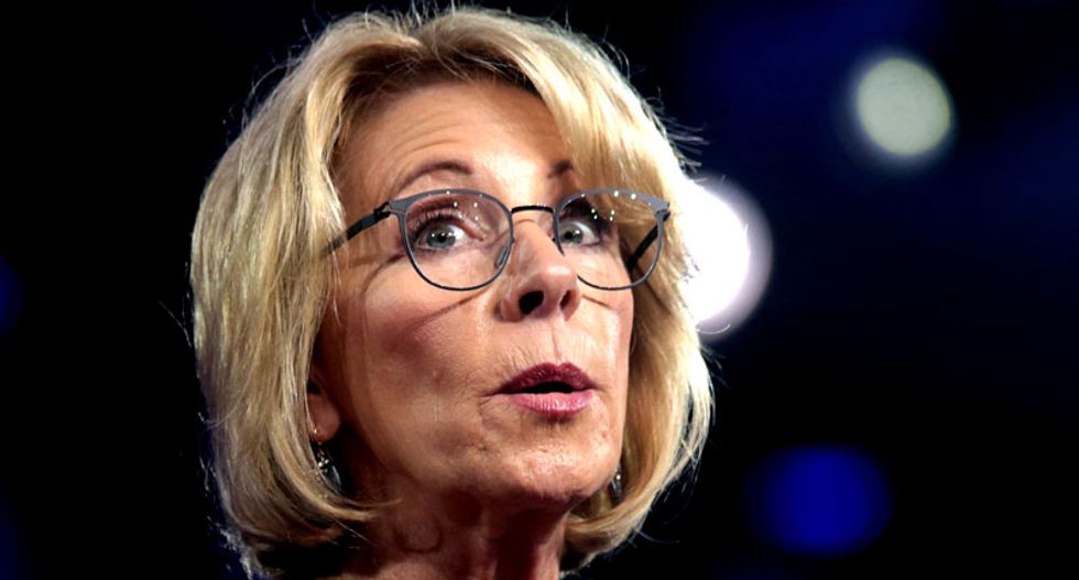 ‘Bye-bye – You won’t be missed’: Betsy DeVos gets slammed by Bernie Sanders as she attacks push for tuition-free college