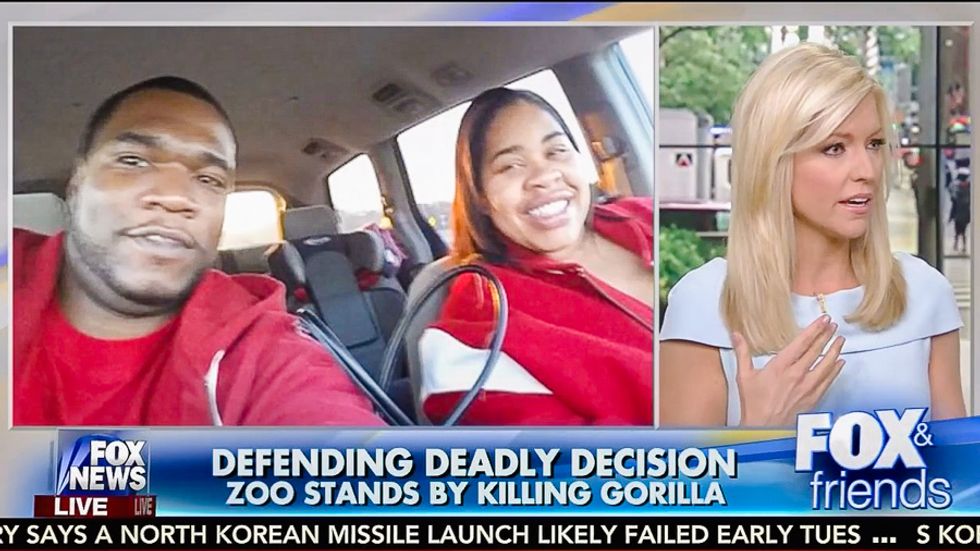 Fox & Friends cites 'rap sheet' of black dad who wasn't at zoo to blame him for gorilla's death