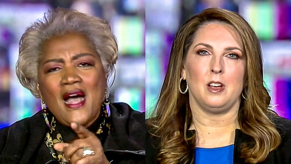 'Ronna, go to hell!' Donna Brazile tears into RNC chairwoman for using 'Russian talking points' on Fox News