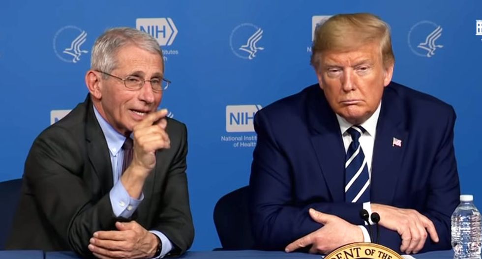 Confused Trump flubs it after being faced with a public health crisis