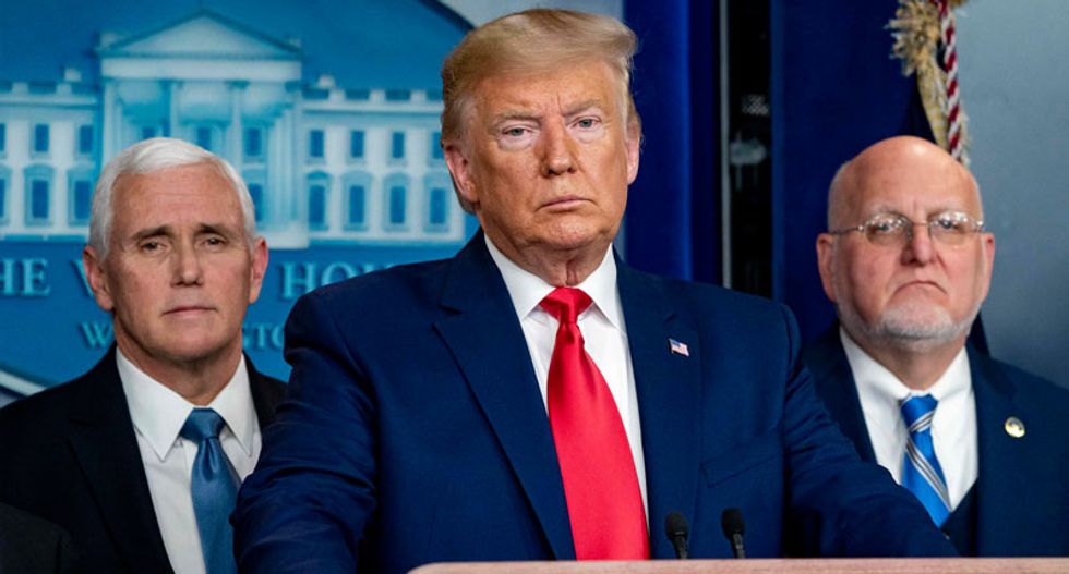 Trump busted by own officials for lying about forcing GM to make desperately-needed ventilators as people die