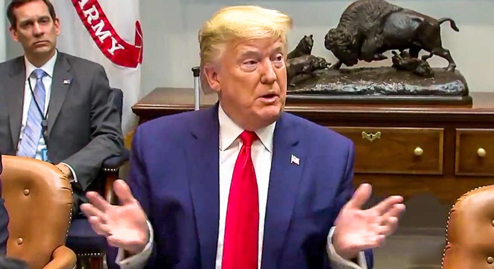 'This president has blood on his hands': Congresswoman rips Trump for touting anti-Malaria drug as miracle cure