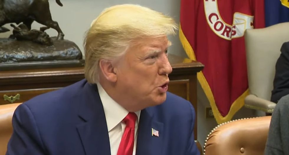 WATCH: Trump declares Biden supporters ‘worse than Bernie’ and says markets ‘don’t like Joe’ – as DOW surges