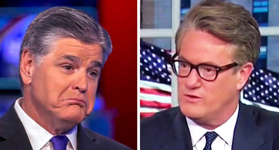 Trump threatened to give Scarborough lunch invite to Hannity during high school-level screaming phone call