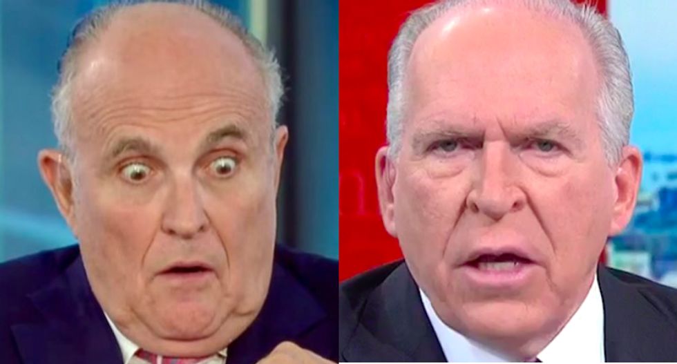 Rudy Giuliani calls John Brennan a 'blowhard' in unhinged Twitter rant