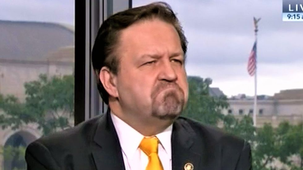 WATCH: Ex-Trump adviser pouts like a toddler after C-SPAN viewer calls him ‘treasonous’ on air