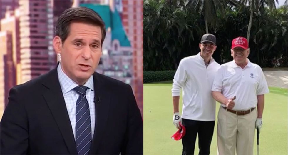 Trump hammered by CNN hosts for golfing and posing for pics as government reels from coronavirus pandemic