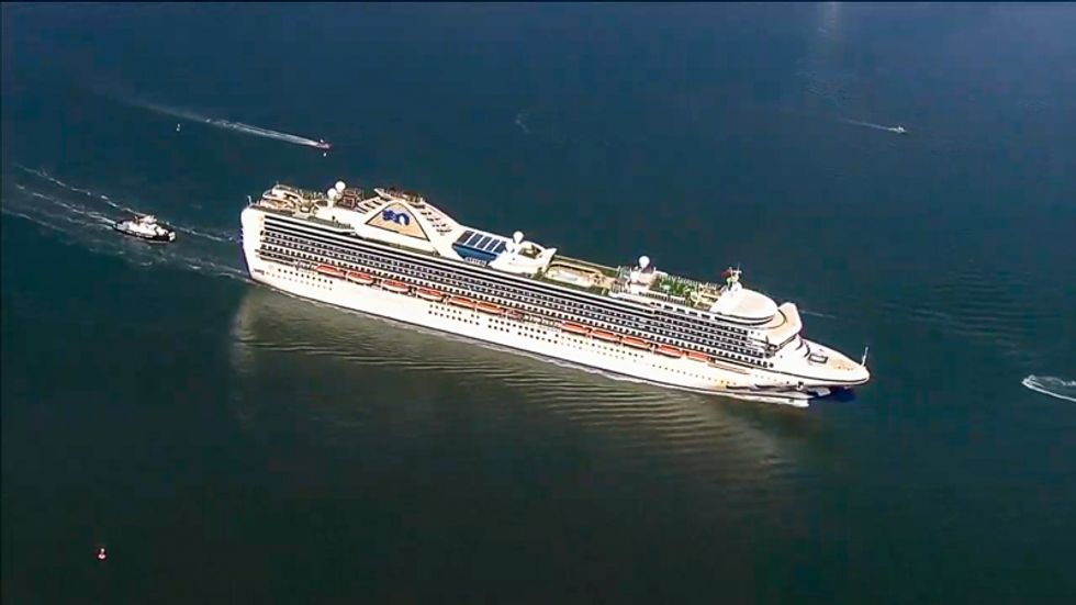 WATCH LIVE: Grand Princess cruise ship docks in California with COVID-19 patients