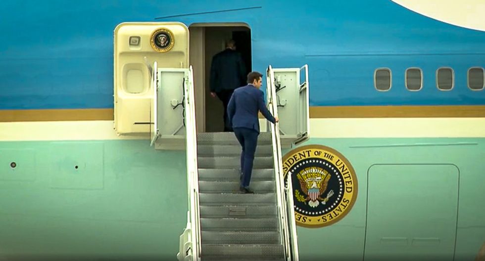 Florida Rep. Matt Gaetz spotted on Air Force One with Trump hours before self-quarantining over COVID-19 fears