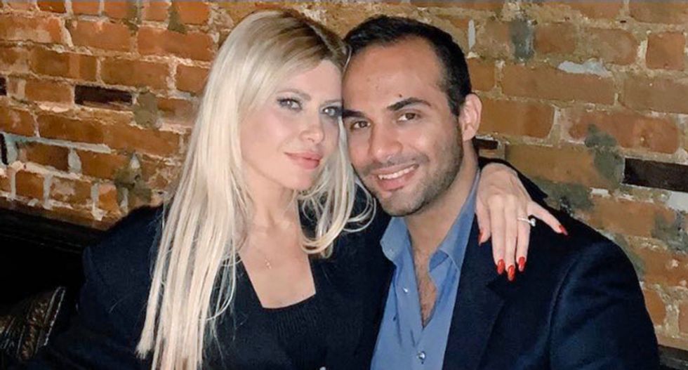 ‘He is a monster’: George Papadopoulos's wife divorcing him ‘after months of abuses’