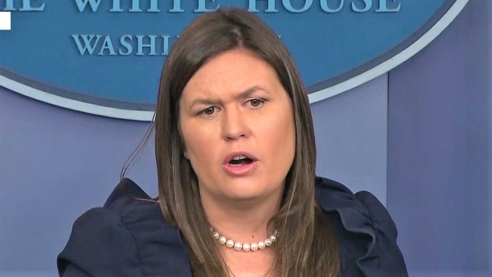 Sarah Sanders struggles to explain away Trump hiring convicted felons as she’s grilled over Cohen and Manafort