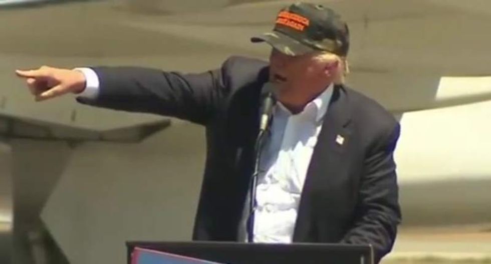 Trump uses 'his African-American' to boast about violence against protesters