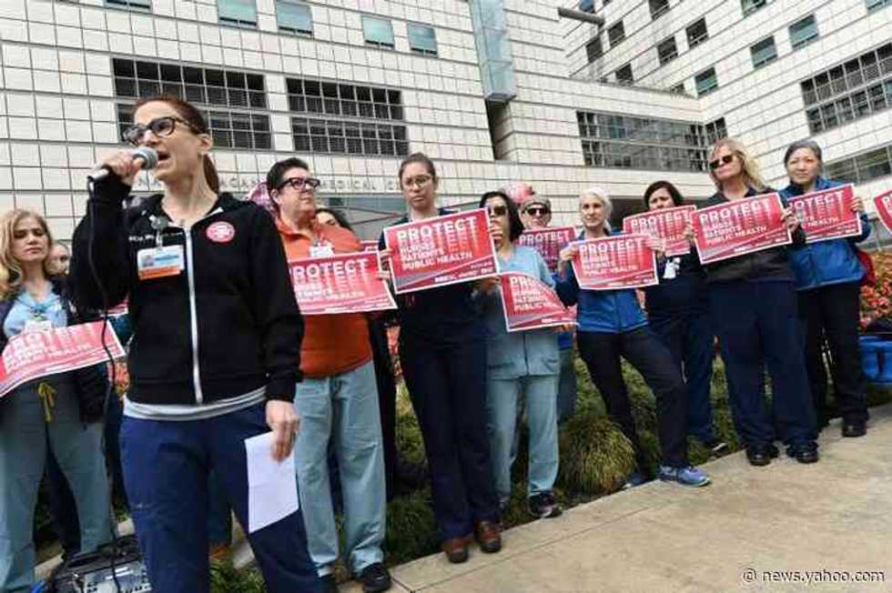 'Keep us safe!' US nurses hold protests over coronavirus failings