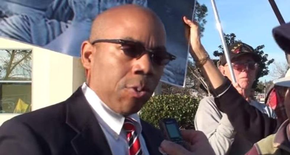 Trump's 'African-American' is an anti-government GOP candidate who calls him 'Uncle Donald'