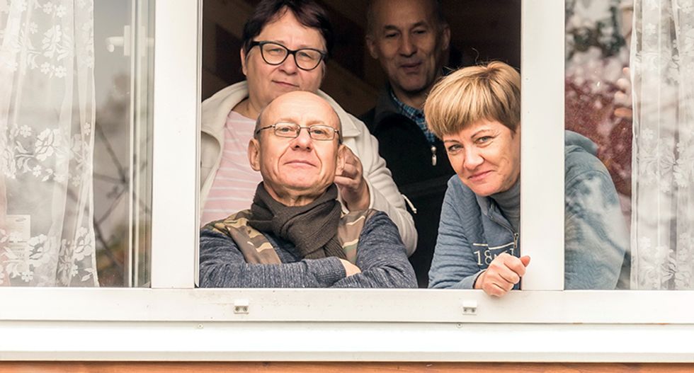 The UK puts people over 70 on 'wartime' lockdown for four months