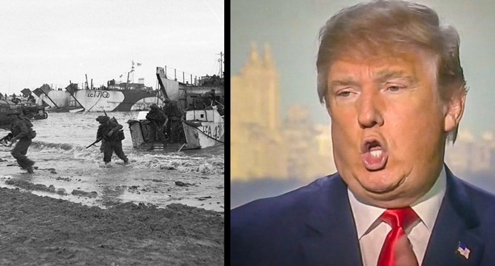 Derp: Trump tweets photo from not D-Day to celebrate #DDay