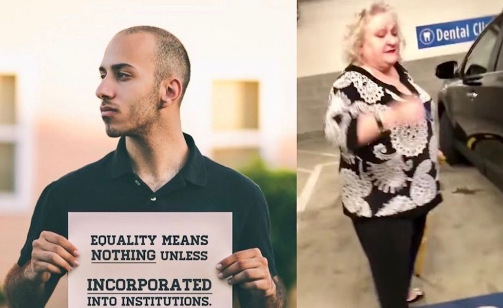 White Portland woman side-swipes car and hurls racist abuse as Middle Eastern man tries to get her insurance info