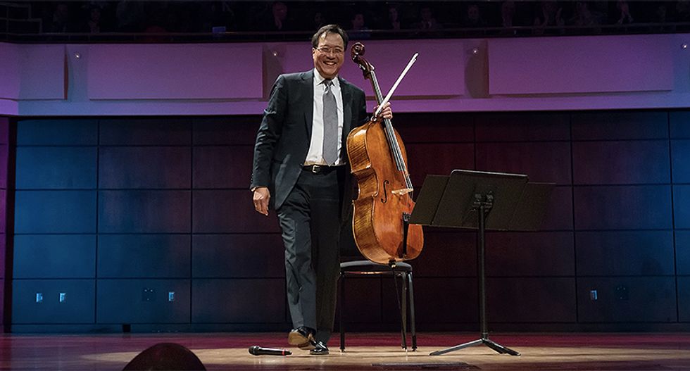 Famed cellist Yo Yo Ma performs internet concert in honor of healthcare workers