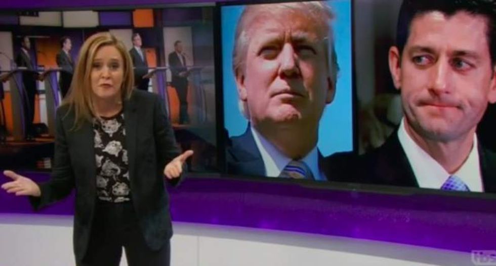 Samantha Bee shreds Paul Ryan: Trump isn't what the GOP stands for -- 'he's what they bend over for'