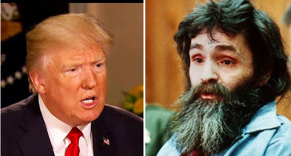 Social media offers Charles Manson and El Chapo as next partners for Trump's crack cyber security force