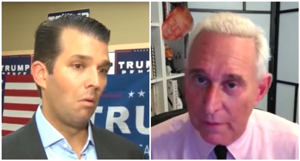 Mueller is going to charge Trump Jr. for lying about meeting with Russians: ex-Trump aide Roger Stone