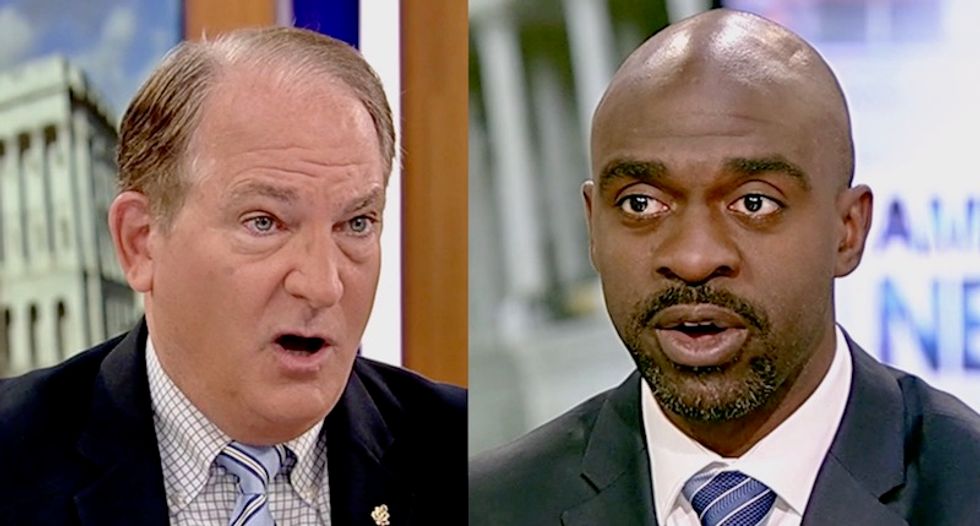 Fox News panel gets heated after GOP strategist drops 'ludicrous' conspiracy claiming FBI is 'using information against' Trump