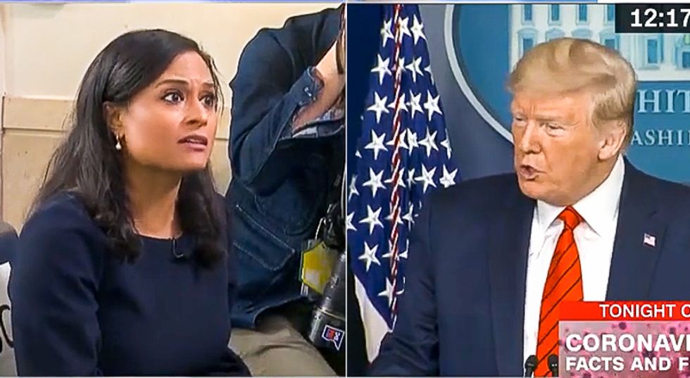 Trump explodes at reporters during virus briefing: 'The only thing we weren't prepared for was the media'
