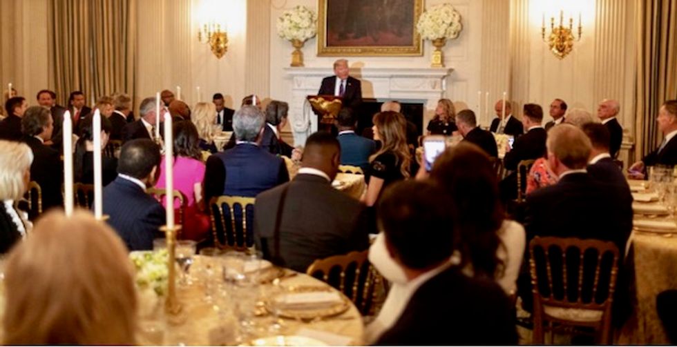 ‘Spiritual Warfare’: First family honors dozens of top anti-gay activists at White House ‘State Dinner’