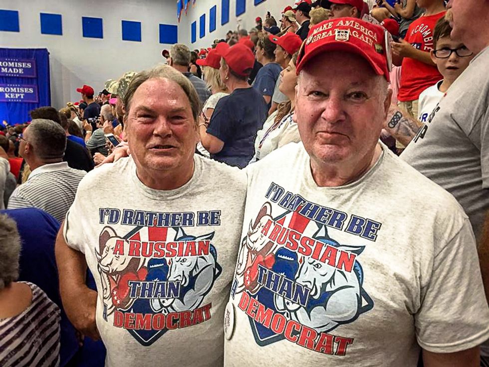 KKK invites Trump supporters to speak after 'I'd Rather Be Russian Than Democrat' shirts go viral