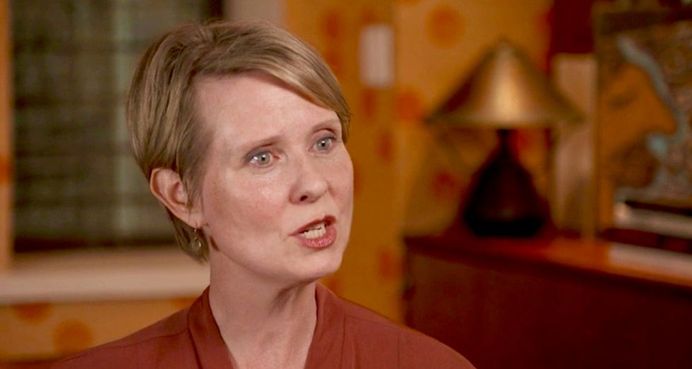 Cynthia Nixon lashes out at Andrew Cuomo over 'sexist' temperature of debate venue