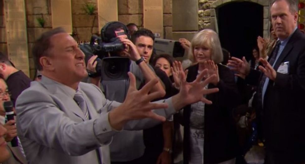 WATCH: Donald Trump’s tongue-speaking 'Christian policy adviser' will scare the hell out of you