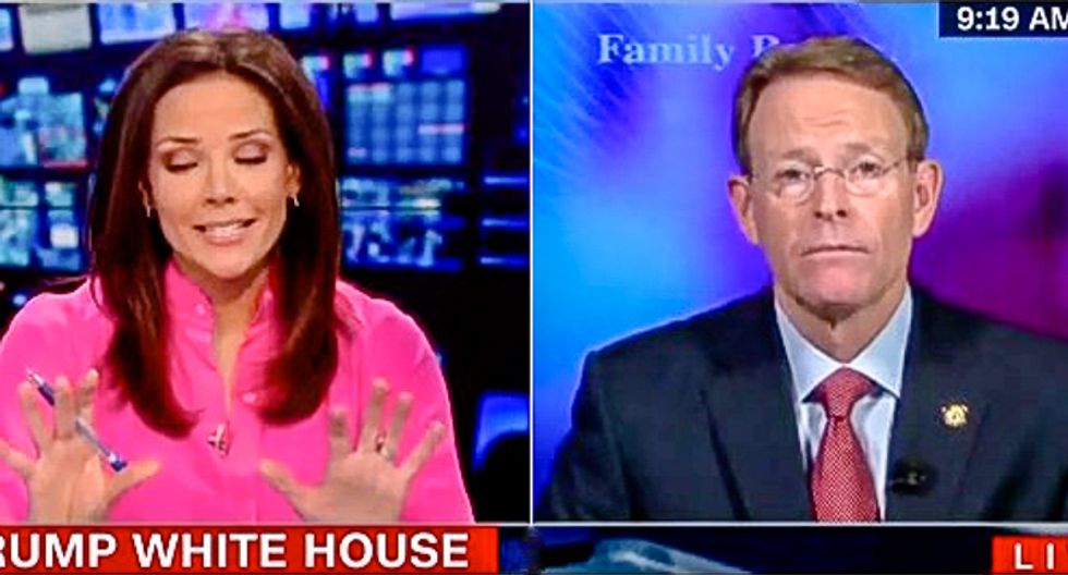 'There is not an equivalence': CNN host shuts down Tony Perkins for spinning that 'violence is on the left'