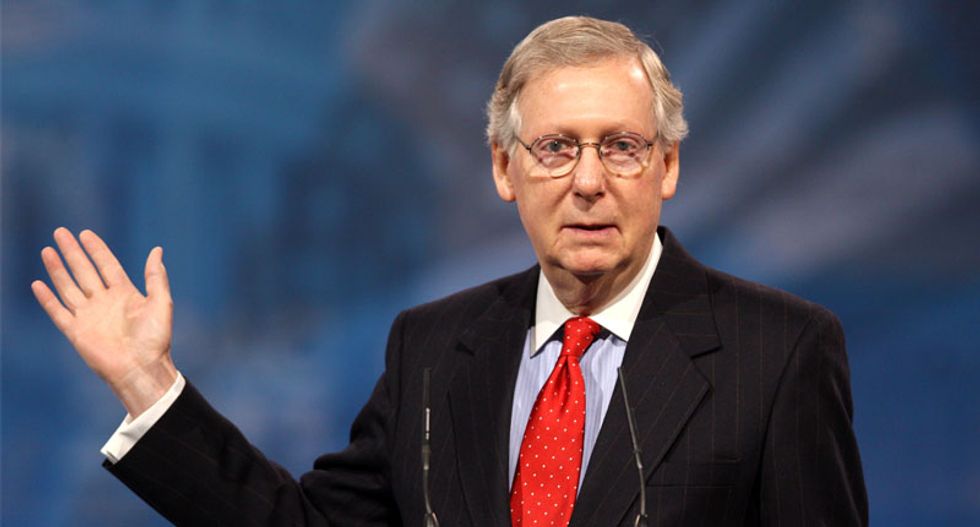 Here’s how Mitch McConnell has kept his caucus in line on Trump’s impeachment trial