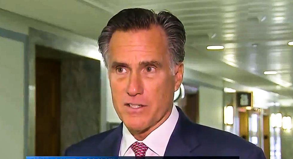 Mitt Romney slammed for condemning Trump's threats to democracy — while voting to enable him