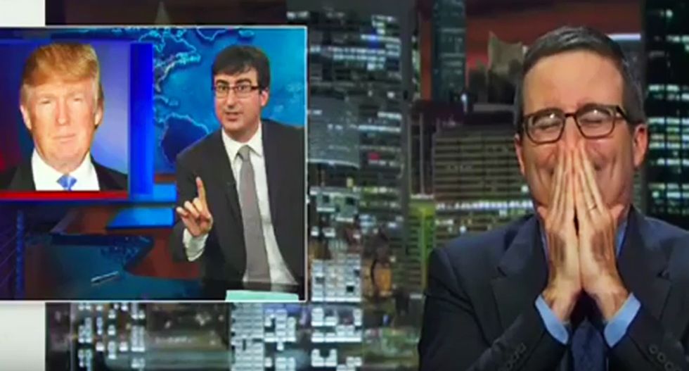 WATCH: John Oliver reveals how he’s responsible for Trump’s candidacy