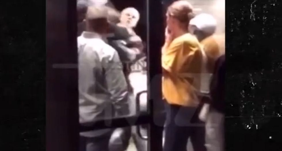 WATCH: Justin Bieber swears and swings at much bigger man --and gets knocked the f*ck out