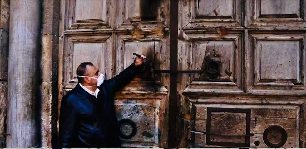Jerusalem's Church of Holy Sepulchre shuts as Israel ups anti-virus measures