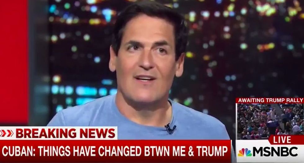 Mark Cuban: Money doesn't turn people into maniacs like Trump - they start out that way