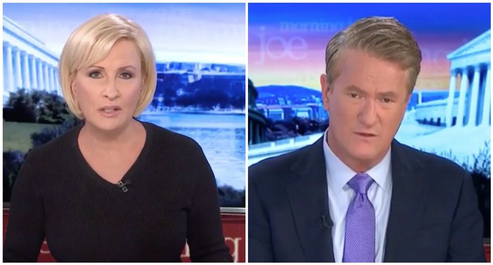 MSNBC's Morning Joe and Mika bash Trump for 'whistling past the graveyard' as coronavirus claims hundreds of lives per day