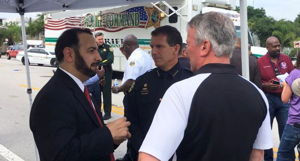 Florida Imam offers prayers for Orlando shooting victims -- and is showered with bigotry