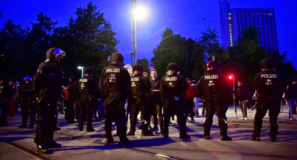 Nine injured in German protests against migrants