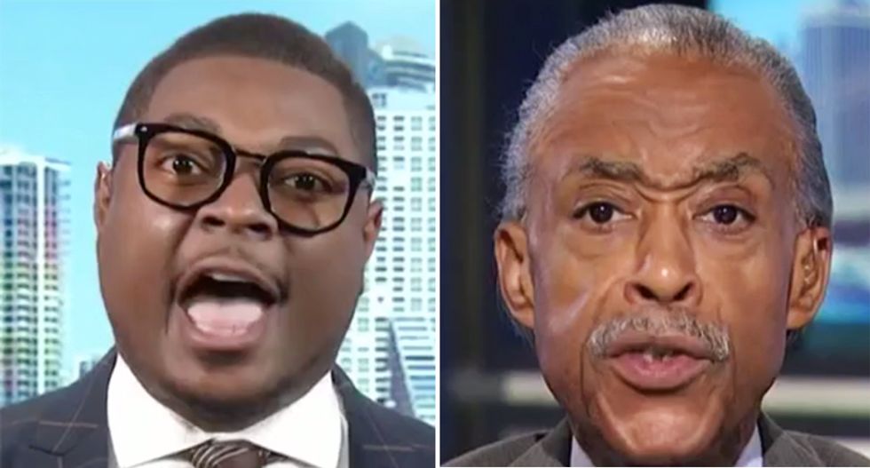 Florida Chair of the Republican Black Caucus blows up at Al Sharpton -- calling him a race-baiter and black socialist
