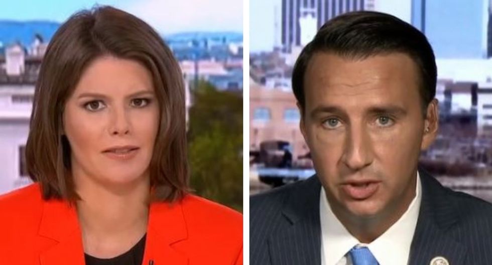 WATCH: GOP congressman flounders as MSNBC's Kasie Hunt cites reports of the RNC cutting off 'sluggish' candidates