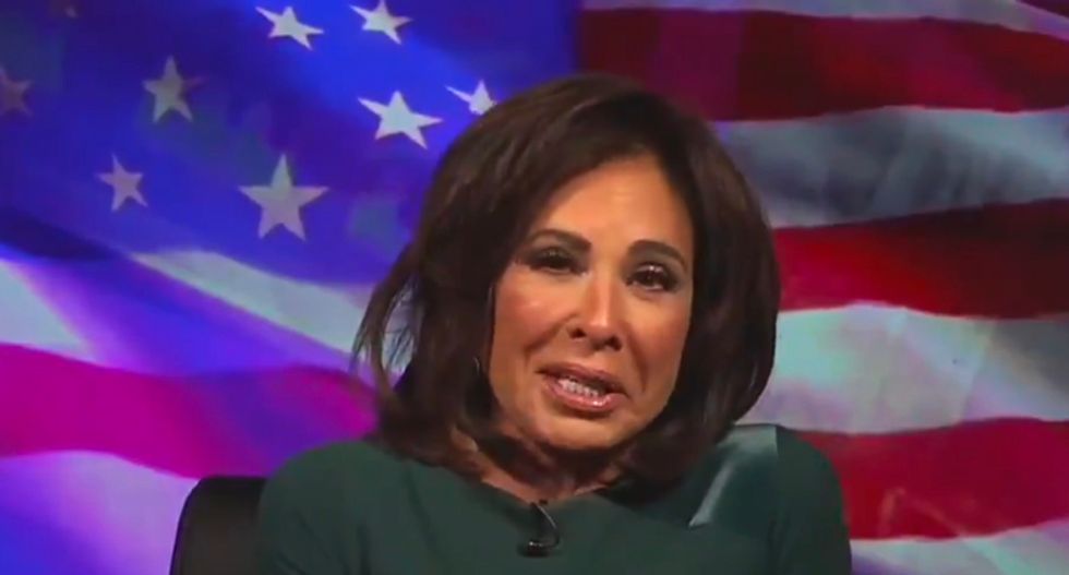 The internet is wondering if Fox News' Jeanine Pirro was drinking before her Saturday night show