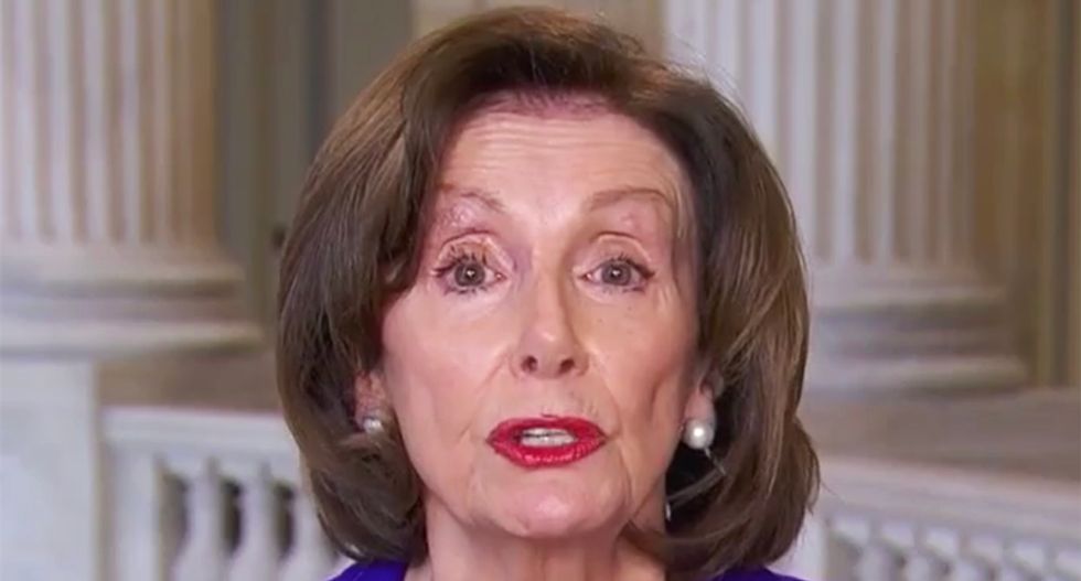 Pelosi drops the mic on Trump over his COVID-19 pandemic failures: 'As the president fiddles, people are dying'