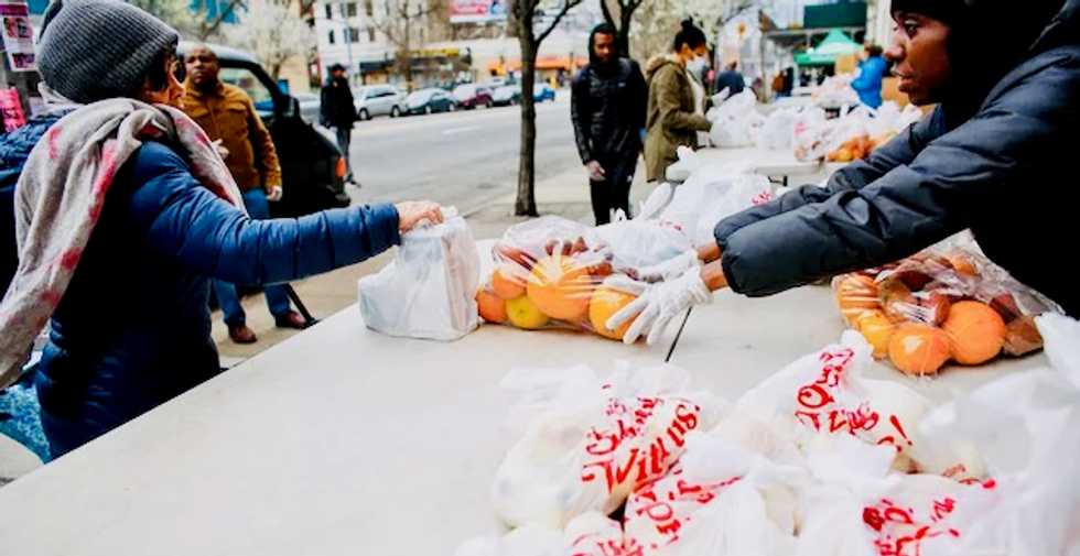 How panic buying has put an incredible strain on food banks even as the need for them explodes