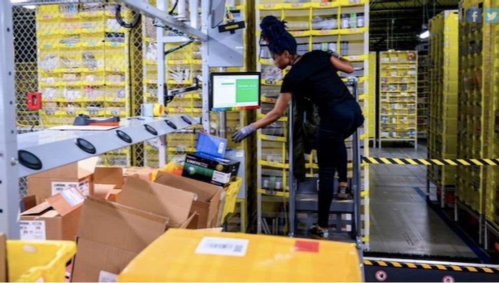 Employees press Amazon for election day holiday